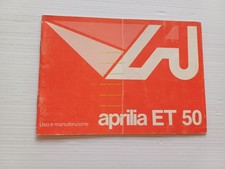 Aprilia ET 50 1a serie manuale