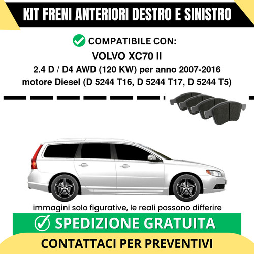 Pastiglie freno anteriori per - pastiglie,