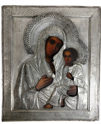 Icona della vergine - vergine, di