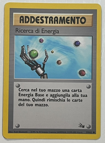 Carta pokémon ricerca di - pokémon,