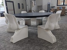 tavolo da pranzo usato Tipo Lago Gamba Vetro D180