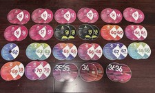 Zumba Instructor Network ZIN DVD CD LOT Fitness Workout 45 DISCS TOTAL