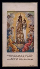 antico santino cromo-holy card