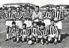 CARTOLINA JUVENTUS 1958/59 CHARLES BONIPERTI SIVORI