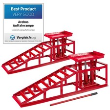 AREBOS 2x Auto Veicolo Rampa