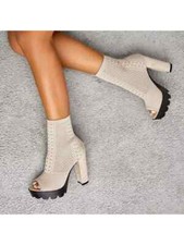 stivali estivi platform donna