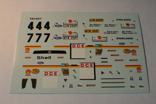 Decal ford escort rs - escort,