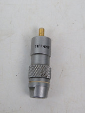 connettore RCA maschio TIFFANY CONNECTORS spina per impianto audio hifi vintage