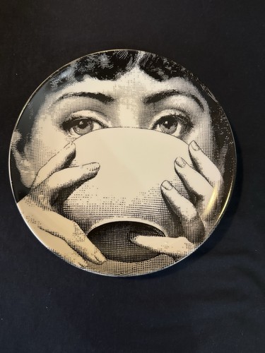 Piatto ceramica ispirato - in,