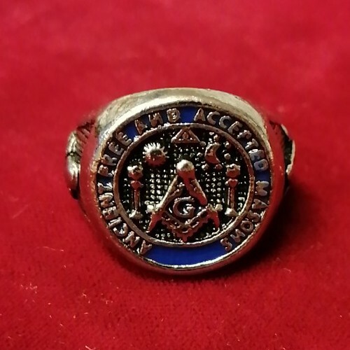 1076 anello massonico - anello,