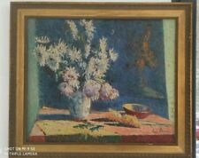 Pittura Vaso Di Fiore Su