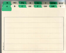 divisorio rubrica per schedario art 1908R Prodotti Flex