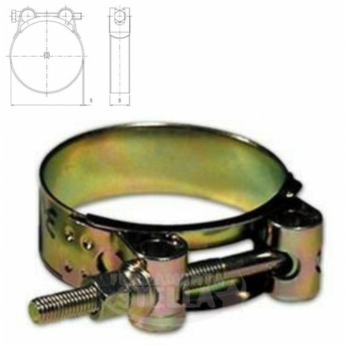 Fascetta collare stringitubo - collare,