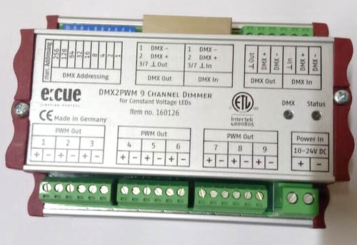 Dmx2pwm dimmer 9ch canale - dimmer,