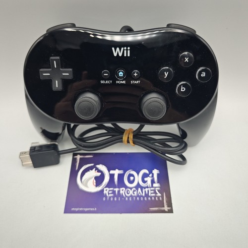 Classic controller wii black - classic,