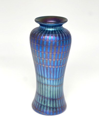 Vaso lustro blu con - lustro,