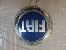 FIAT Ø 95MM LOGO SIGLA EMBLEMA FREGIO STEMMA SCRITTA TARGHETTA (1)