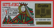GRATTA E VINCI LOTTERIA