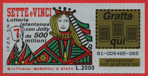 Gratta vinci lotteria - vinci,