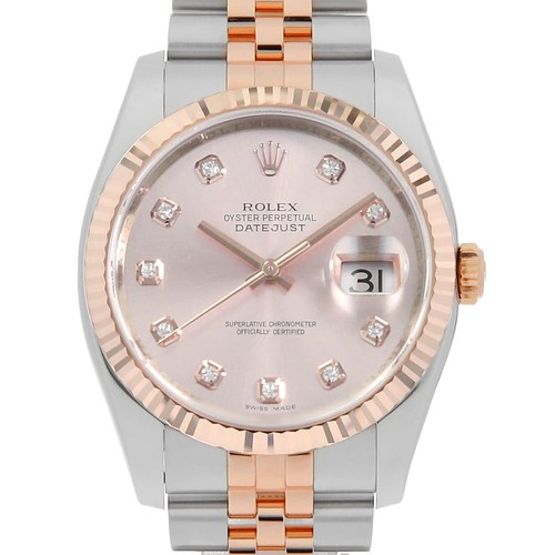 Rolex datejust 10p diamond - rolex,