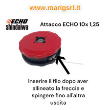 TESTINA DECESPUGLIATORE W5 BATTI VAI per ECHO  10x1,25F carica senza aprire
