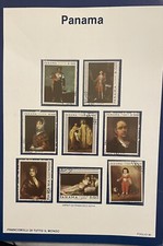 Francobolli Panama (serie completa) usato 1967 Dipinti di Francisco Goya