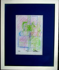 Hermann Nitsch Disegno Nr.5