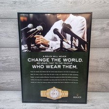 Rolex Watch Advert Poster
