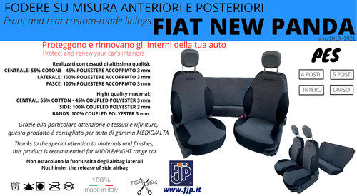Coprisedili misura fiat - su,