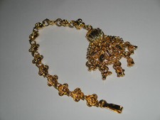 PENDENTE PER COLLANA LUNGO 17CM PLACCATO ORO E SONAGLINI TIPO CHIAMA ANGELI