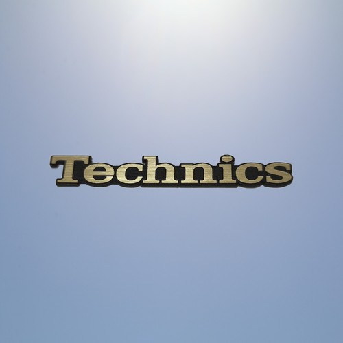 Technics 60x10mm badge emblema - 60x10mm,