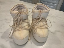 Moon boots icon cream nylon - boots,