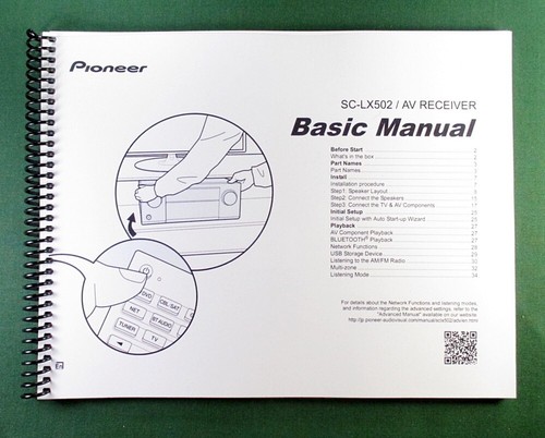 Pioneer lx502 basic - pioneer, sc-lx502
