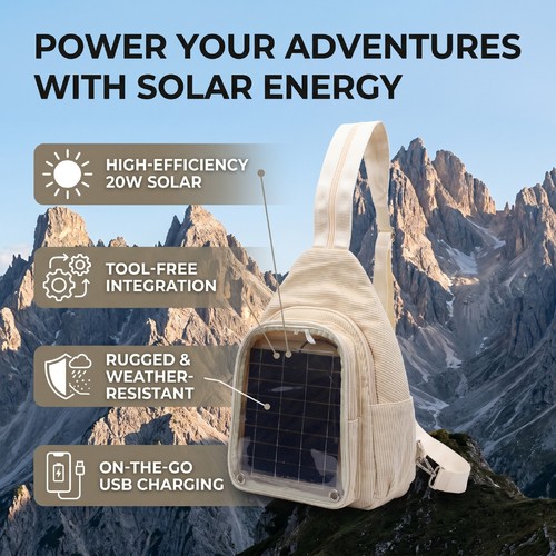 Zaino pannello solare 20w - zaino,