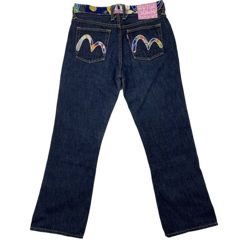 Jeans evisu bootcut - jeans, foderati