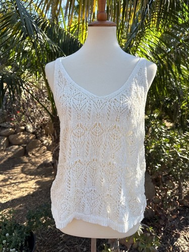Maglia donna uncinetto - , panna