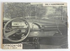 Libretto originale uso e manutenzione CITROEN GS berlina e break