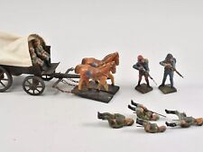 ? Antica raccolta Carro (due  soldatini di LINEOL GERMANY Anni 30 ) giocattolo