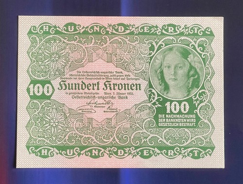 Austria 100 corone 1922 - ,