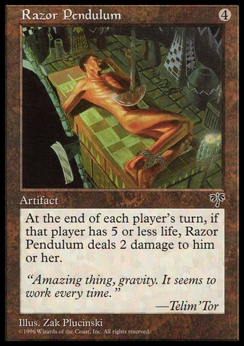 Mtg razor pendulum exc - exc,