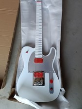 TL John5 Signature Telecaster - Red Hardware, White Body, Chitarra Edizione Limitata