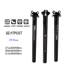 Reggisella in carbonio 25..4/27.2/30.8/31.6mm MTB/Strada Bicicletteat Post Manubrio