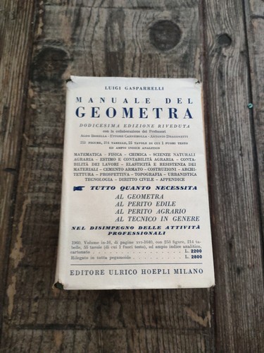 Manuale del geometra - manuale,