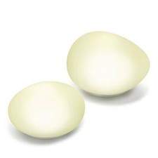 Lampada ad energia solare sasso da giardino per esterno led luce tavolo 2 pezzi