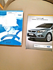 FORD FOCUS 09/2009 LIBRETTO USO E MANUTENZIONE E LIBRETTO MANUTENZIONE IMP. GPL