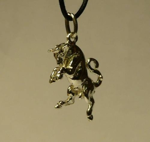 Toro ciondolo argento 925 - toro,