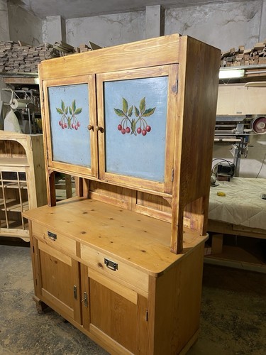 Credenza vetrina antica - vetrina,