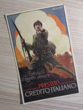 WW2 - Ventennio fascista Cartolina di propaganda guerra "Fate il Vostro dovere"