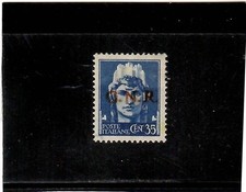 REPUBBLICA SOCIALE-SERIE IMPERIALE-RARO 35 CENT. NUOVO MLH/SPEDIZIONE  GRATUITA