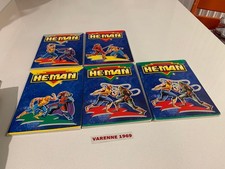 5 QUADERNI HE MAN MATTEL A QUADRETTI GRANDI